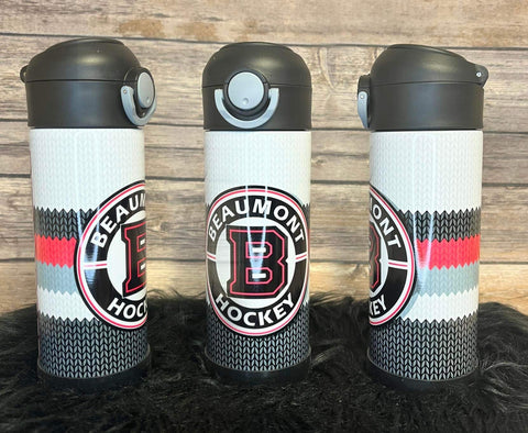 Insulated Water Bottle with flip lid - Custom Team or company logo