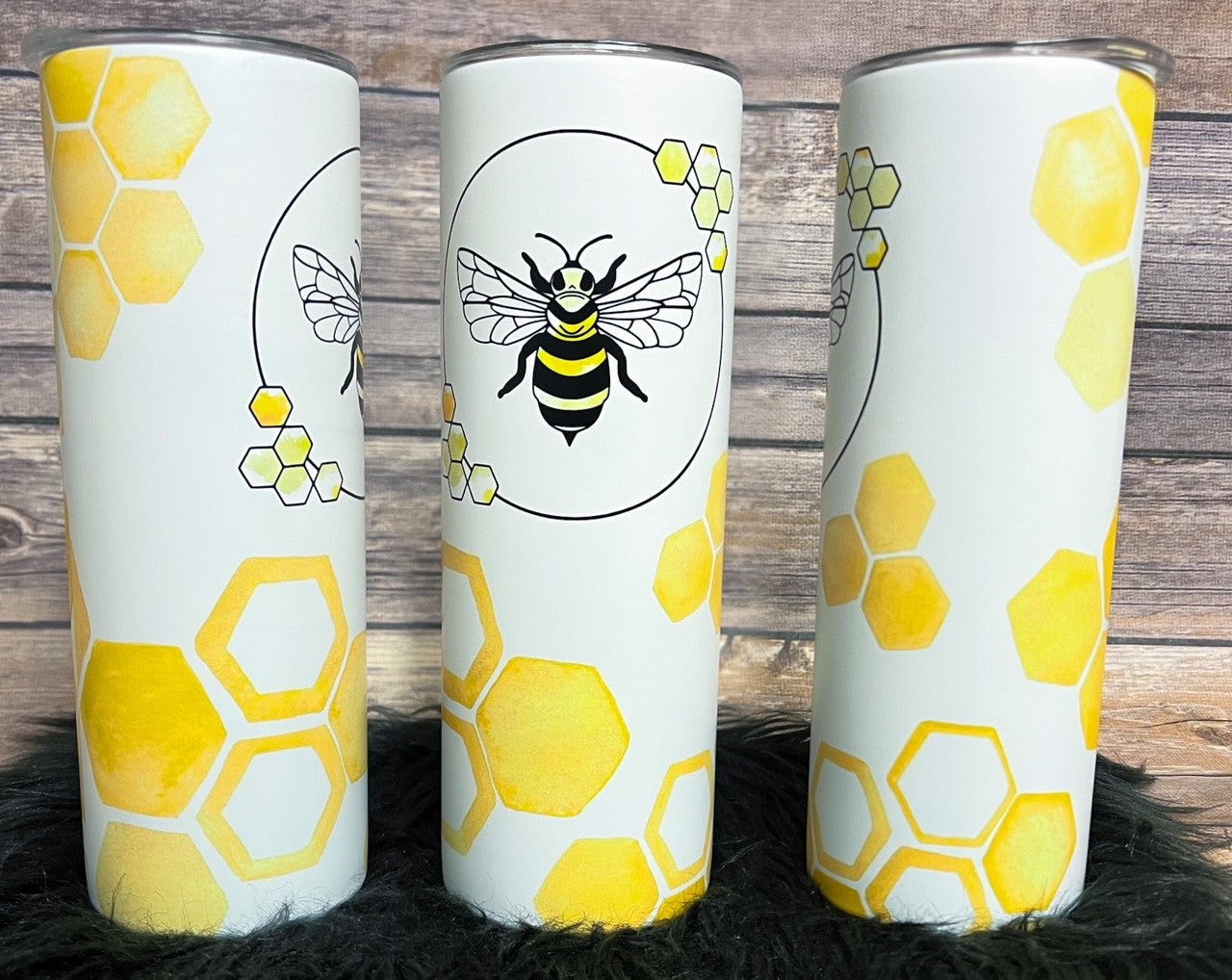 20oz Insulated Tumbler - Bee Design