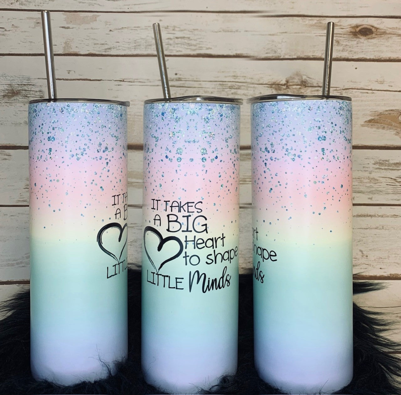 20oz Insulated Tumbler - It Takes A Big heart to shape little minds