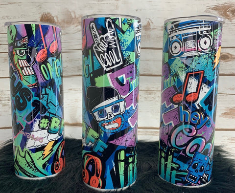 20oz Insulated Tumbler - Graffiti