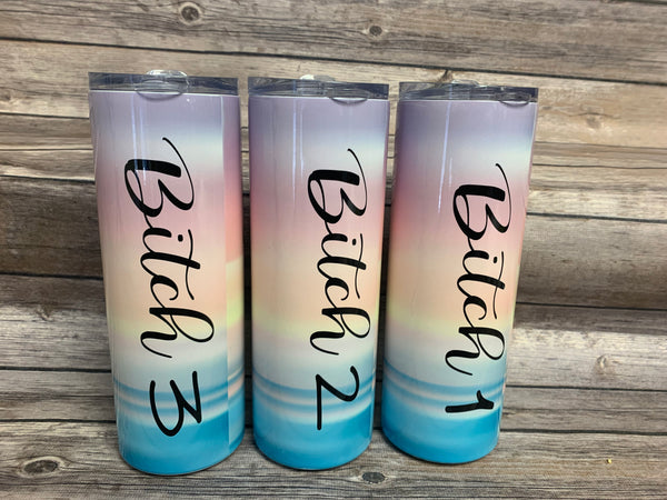 20oz Insulated Tumbler SET of 3 - Sisters