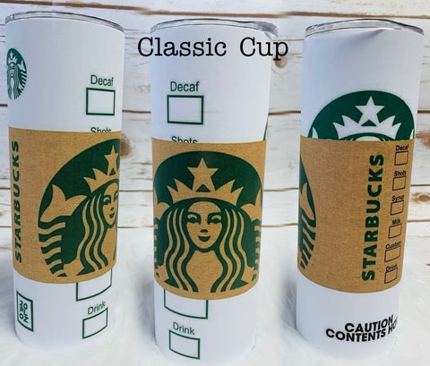 20oz Insulated Tumbler - StarBuck - Cup Design