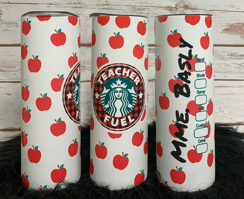 20oz Insulated Tumbler - StarBuck - Teacher Gift