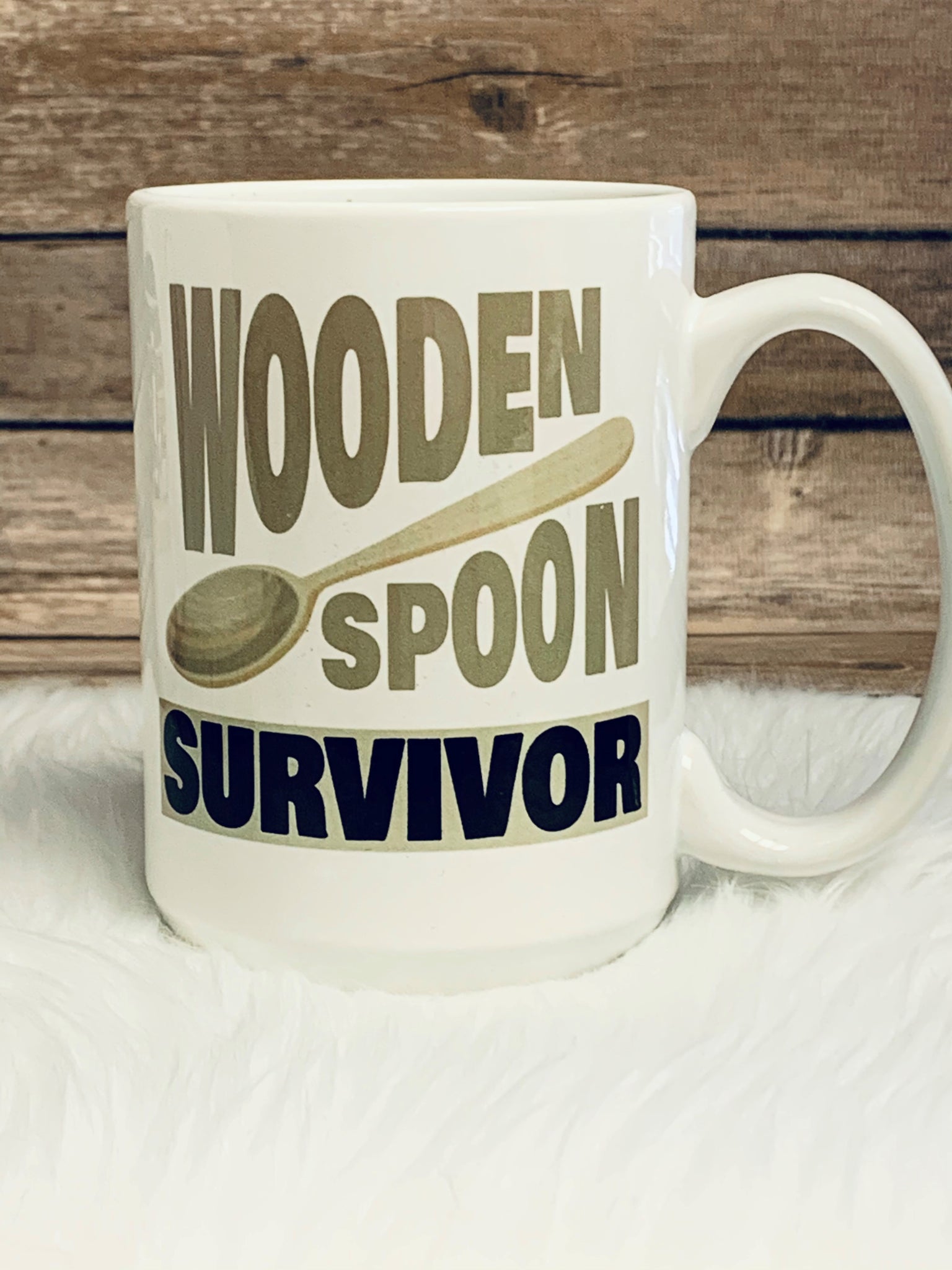 15oz Ceramic Mug - Wooden Spoon Survivor